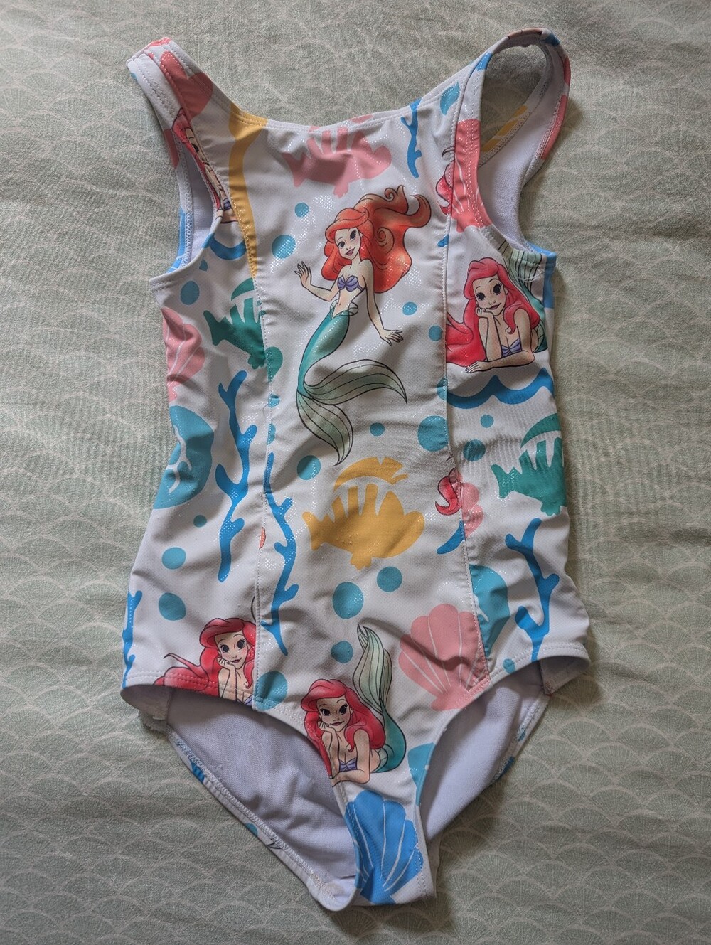 Disney Little Mermaid Adaptive Swimsuit, Size 7/8